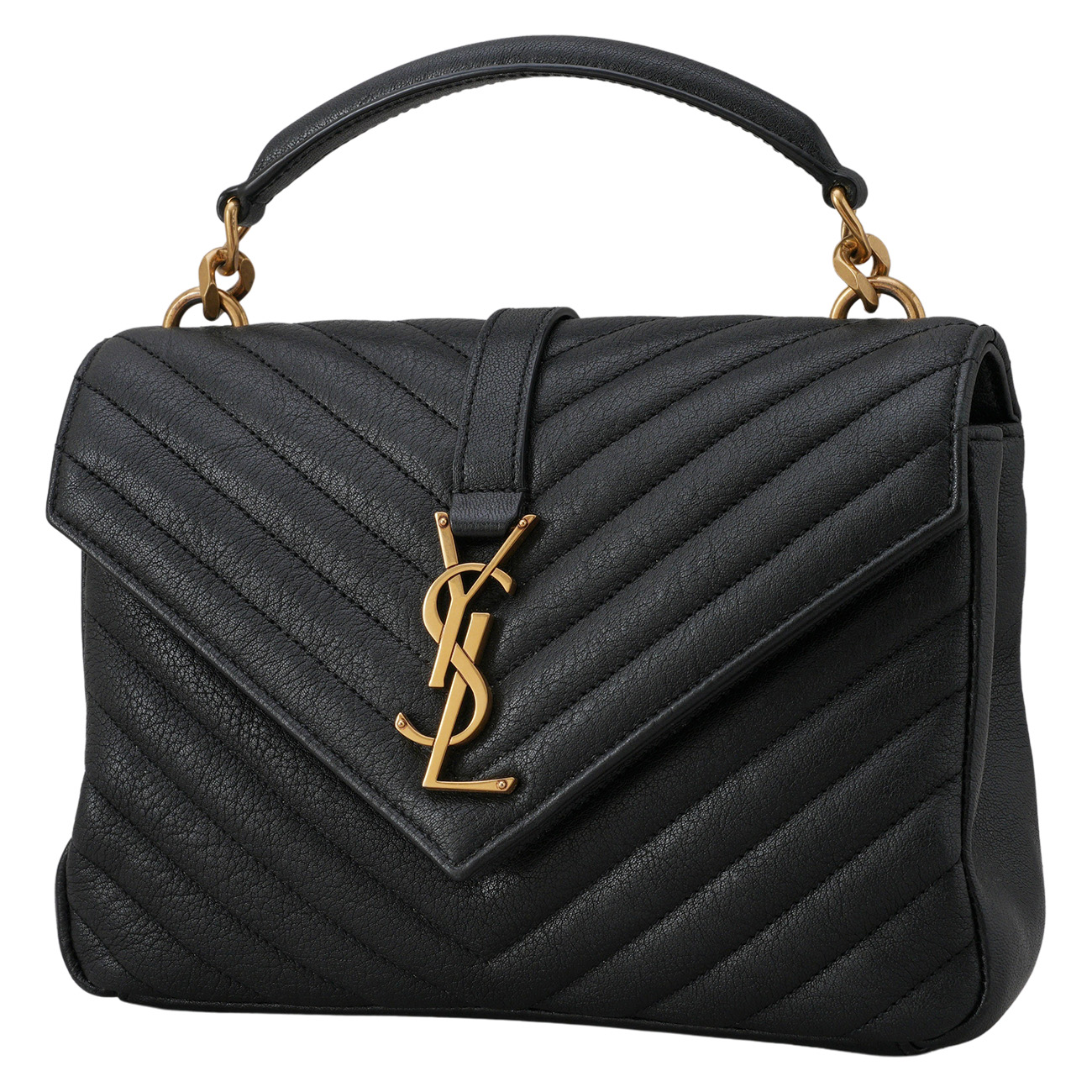 YVES SAINT LAURENT(USED)생로랑 600279 컬리지 미디움 백